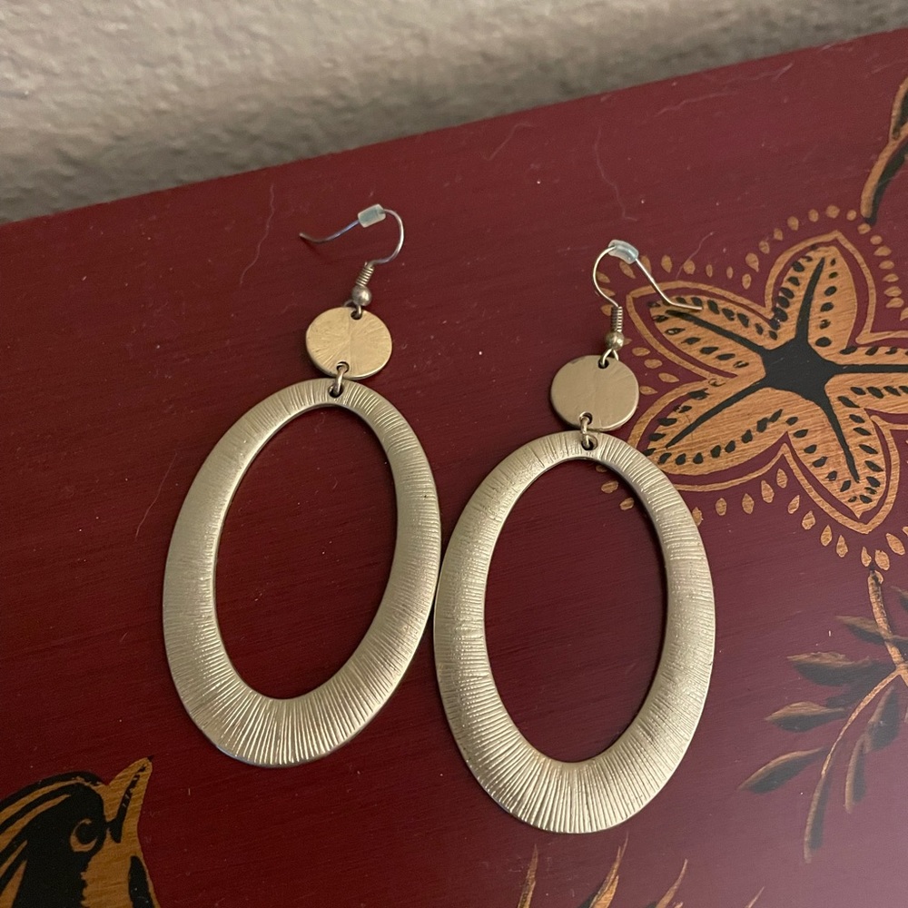 Womens gold earrings